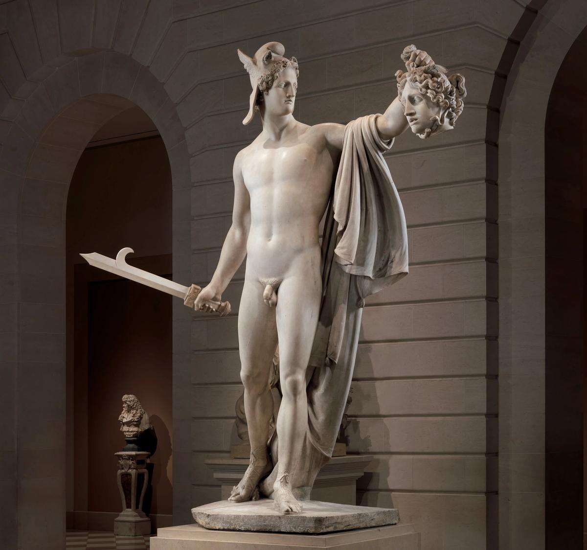 Perseus with the Head of Medusa (1804-06), at the Metropolitan Museum of Art in New York. Canova was also instrumental in negotiating the return of Italian art looted by Napoleon Public Domain Open Access