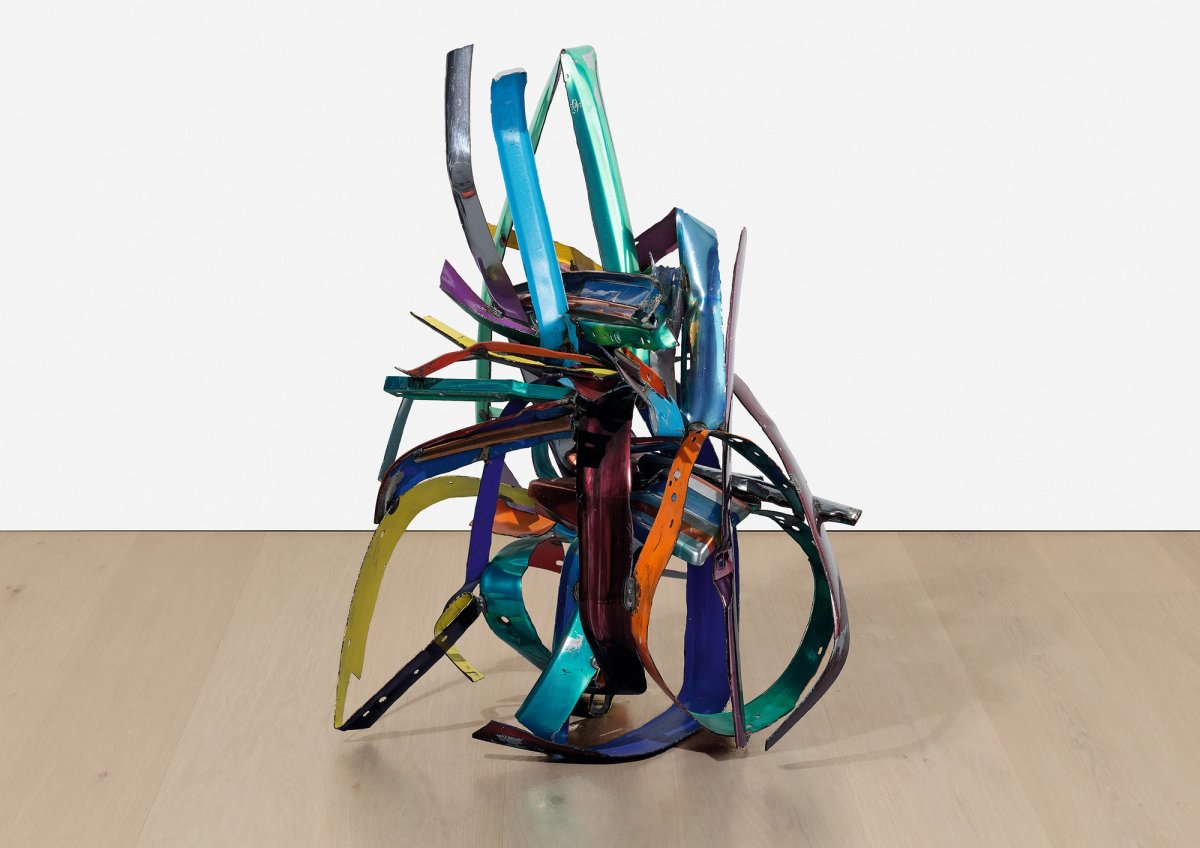 John Chamberlain, Smile Code (2003) Courtesy of Phillips