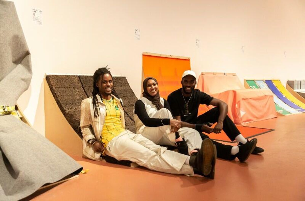 Resolve Collective in The Curve Gallery space © Adiam Yemane