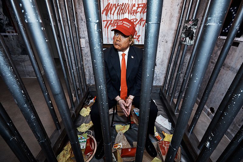 Art Collective Indecline Stages Secret Anti-Trump Work In His New York ...