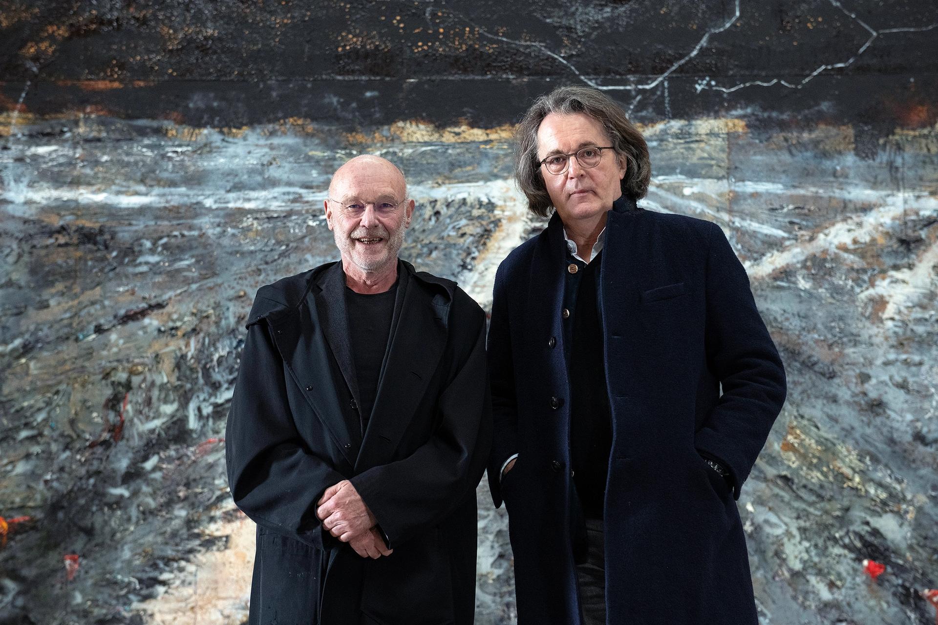 The artist Anselm Kiefer (left) and the French composer Pascal Dusapin have both been commissioned to make works for the Pantheon Photo: D. Plowy/Panthéon/CMN