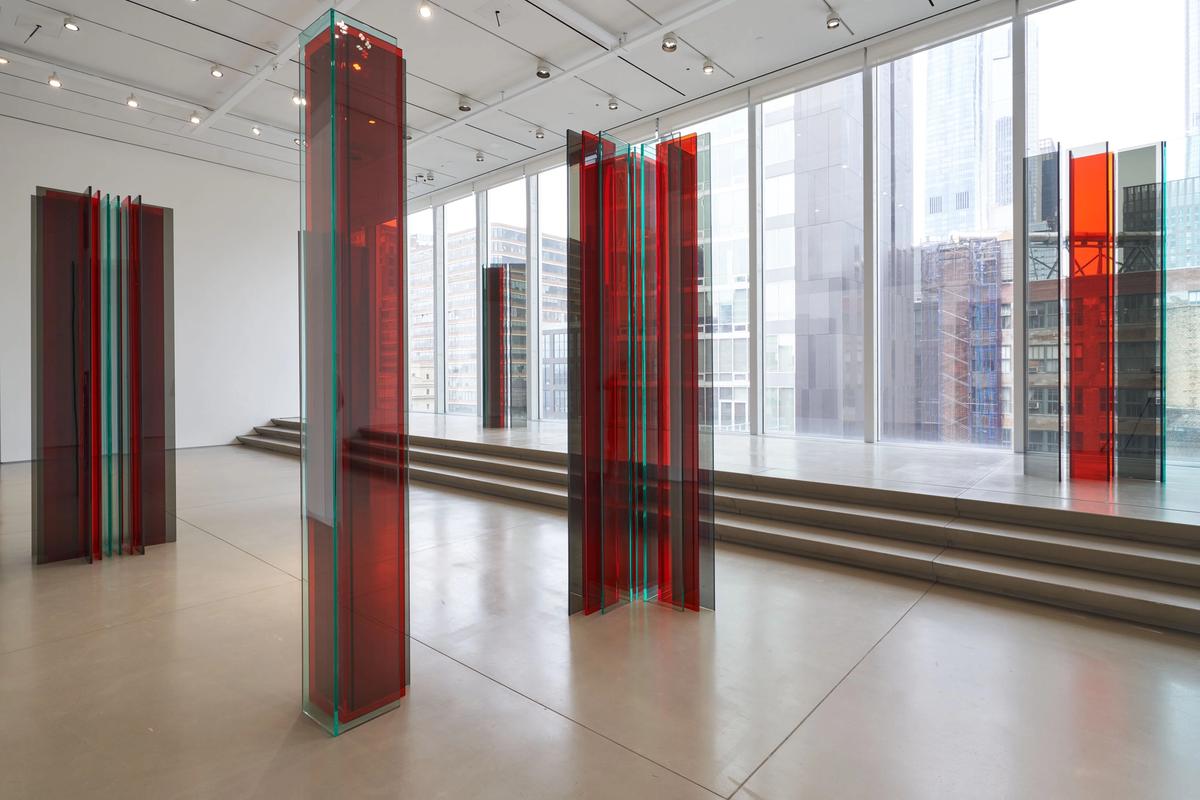 Installation view of Robert Irwin: New Work at Pace. Courtesy Pace Gallery.