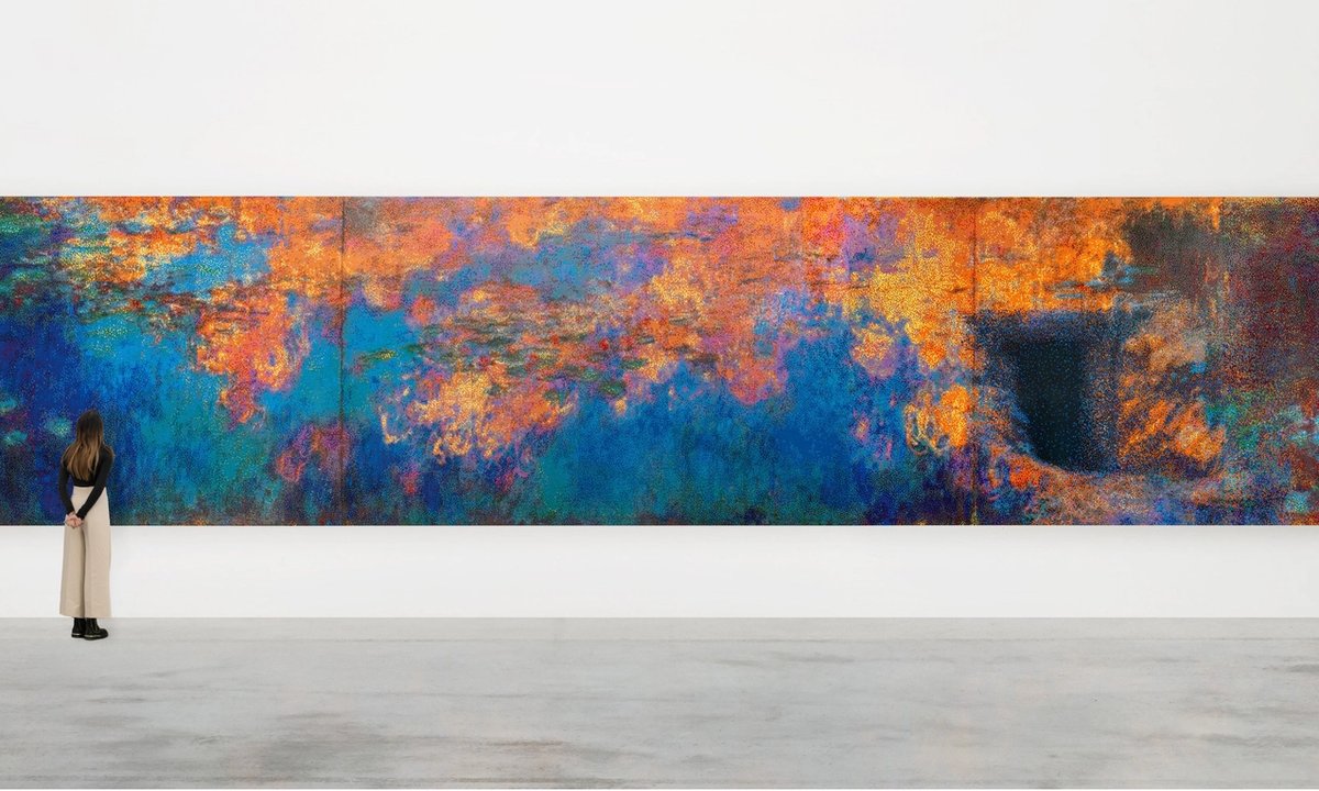 Lego Lilies? Ai Weiwei recreates Monet’s large masterpiece Lego Lilies? Ai Weiwei recreates Monet’s large masterpiece