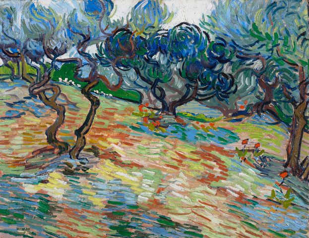 Vincent van Gogh’s Olive Trees (June-July 1889) Courtesy of National Galleries Scotland
