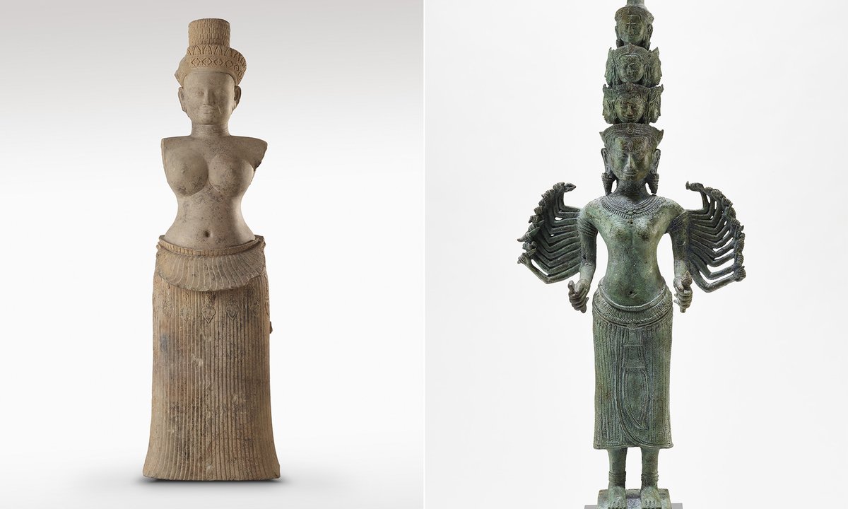 Smithsonian's National Museum of Asian Art returns three sculptures to Cambodia