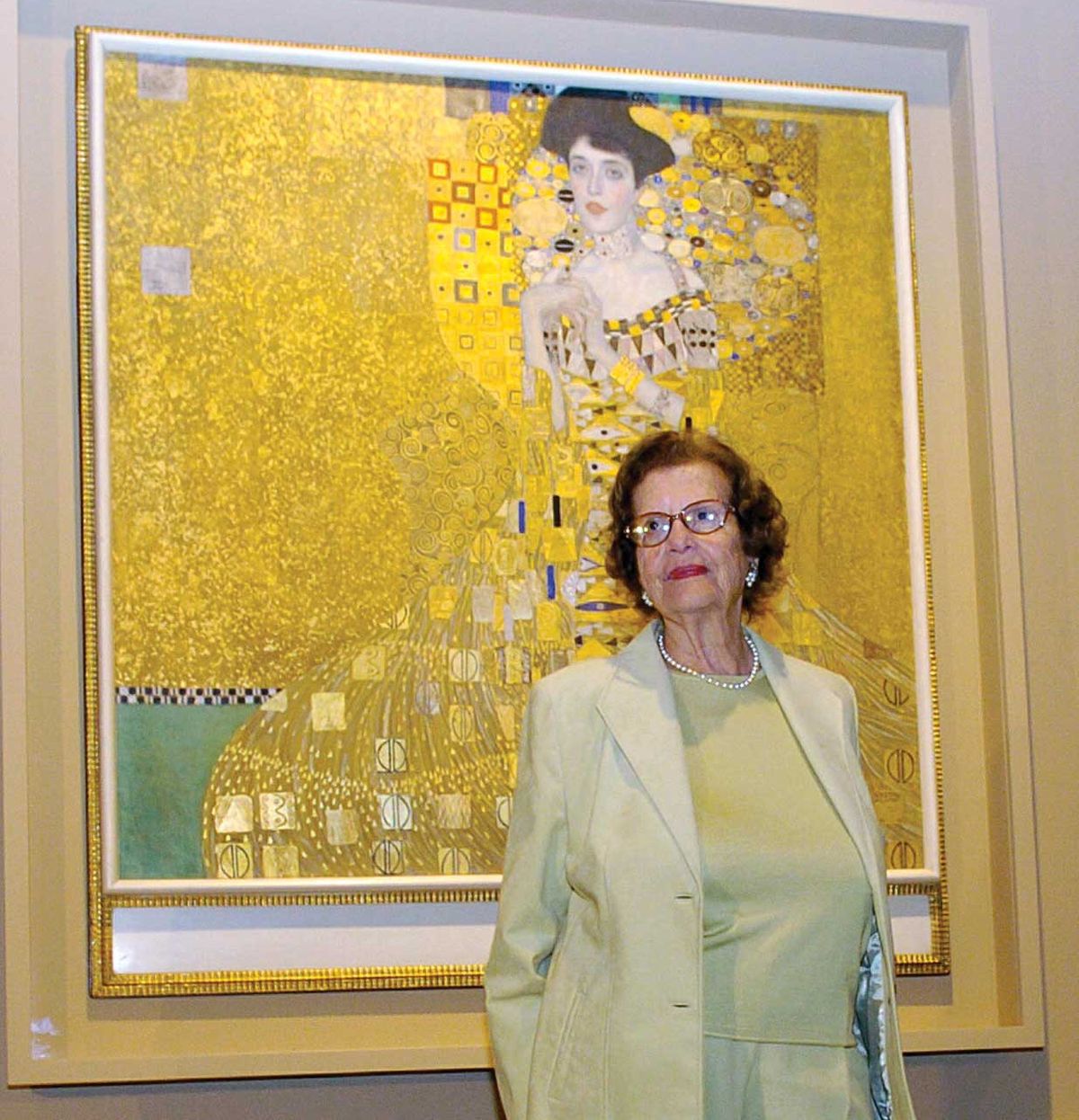 Maria Altmann took on the Austrian government in her bid to have Klimt’s 1907 painting Adele Bloch-Bauer I and other works looted by the Nazis returned to her family Photo: Chris Pizzello
