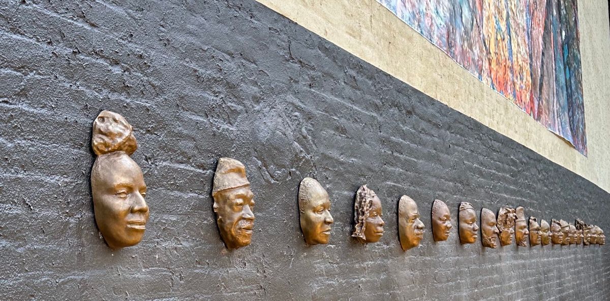 Brooklyn Bronzes by Kholisile Dhliwayo at MoCADA's new Ubuntu Garden MoCADA