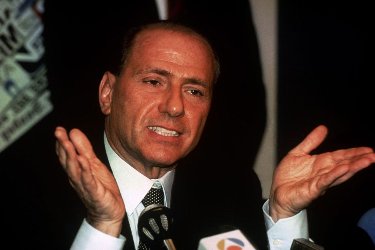 Silvio Berlusconi in 1994, the year he was first elected prime minister of Italy PA Images/Alamy Stock Photo