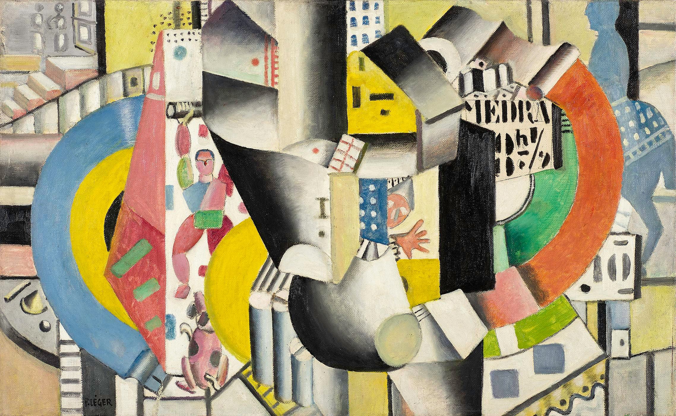 Fernand Léger’s Le Cirque Médrano (1918) © Centre Pompidou, MNAM-CCI, Dist. GrandPalaisRm