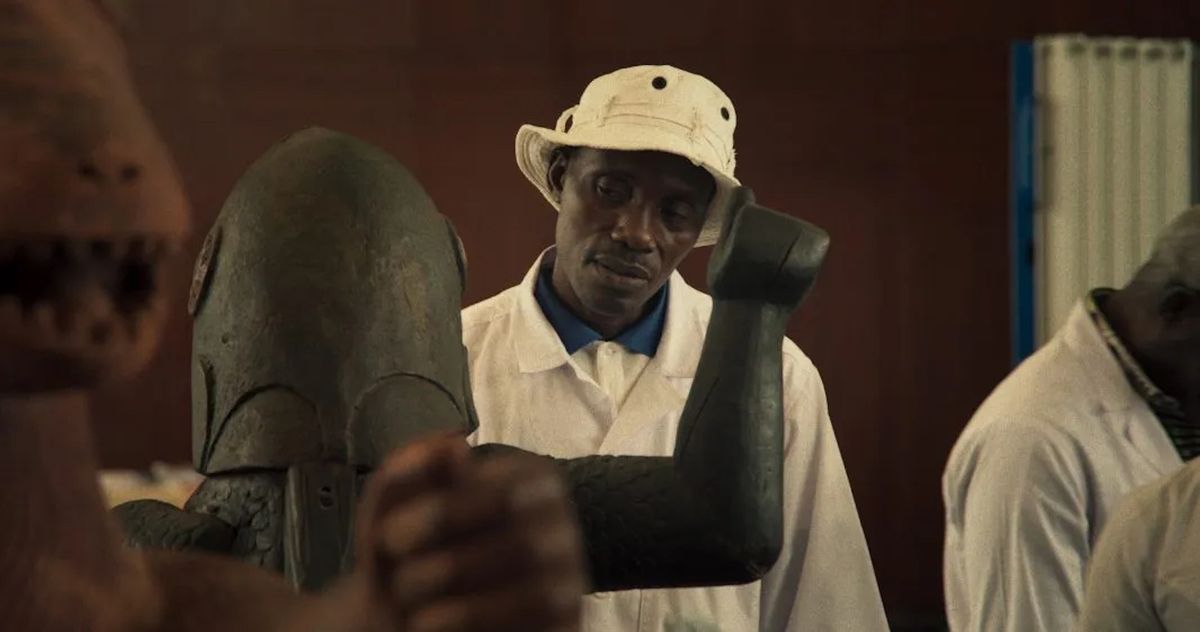A scene from Mati Diop's film Dahomey Courtesy Les Films du Losange