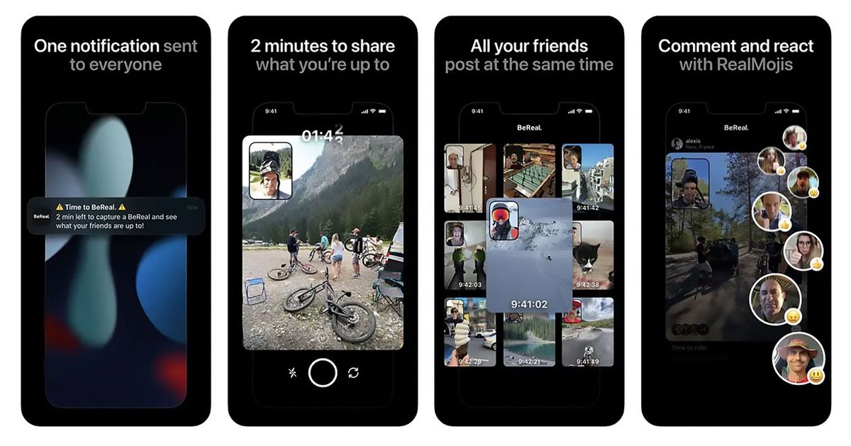 New phone app BeReal Courtesy BeReal