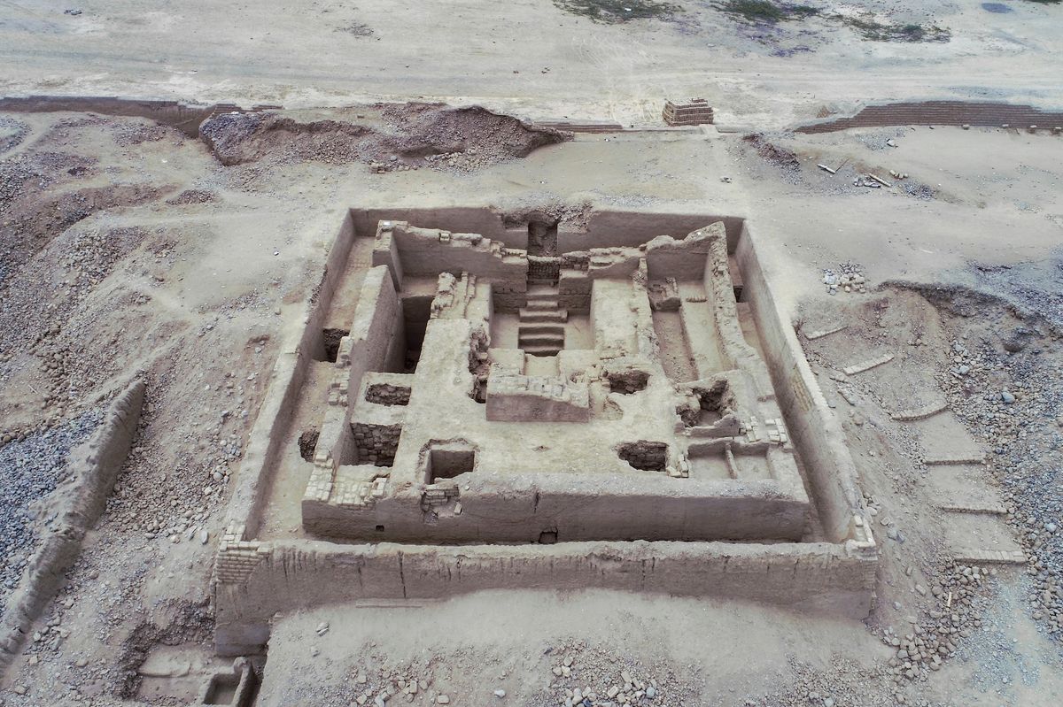 View of the funerary platform at Chan Chan Courtesy of the Ministry of Culture, Peru