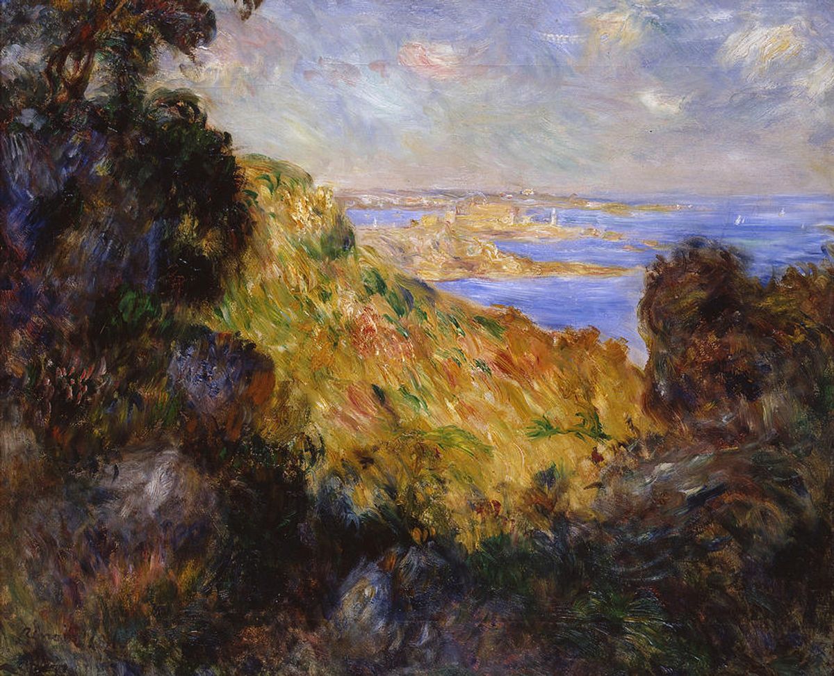 Pierre-Auguste Renoir, Bay of Salerno, or Mediterranean Landscape (1881)
