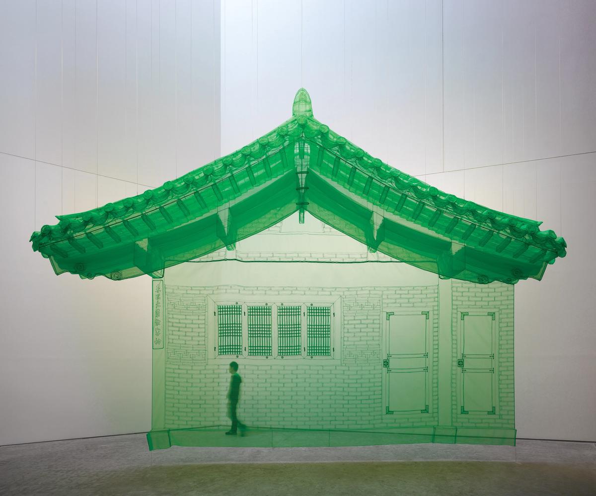 Do Ho Suh's North Wall (2005) © Do Ho Suh. Courtesy the artist and Lehmann Maupin, New York, Hong Kong, and Seoul