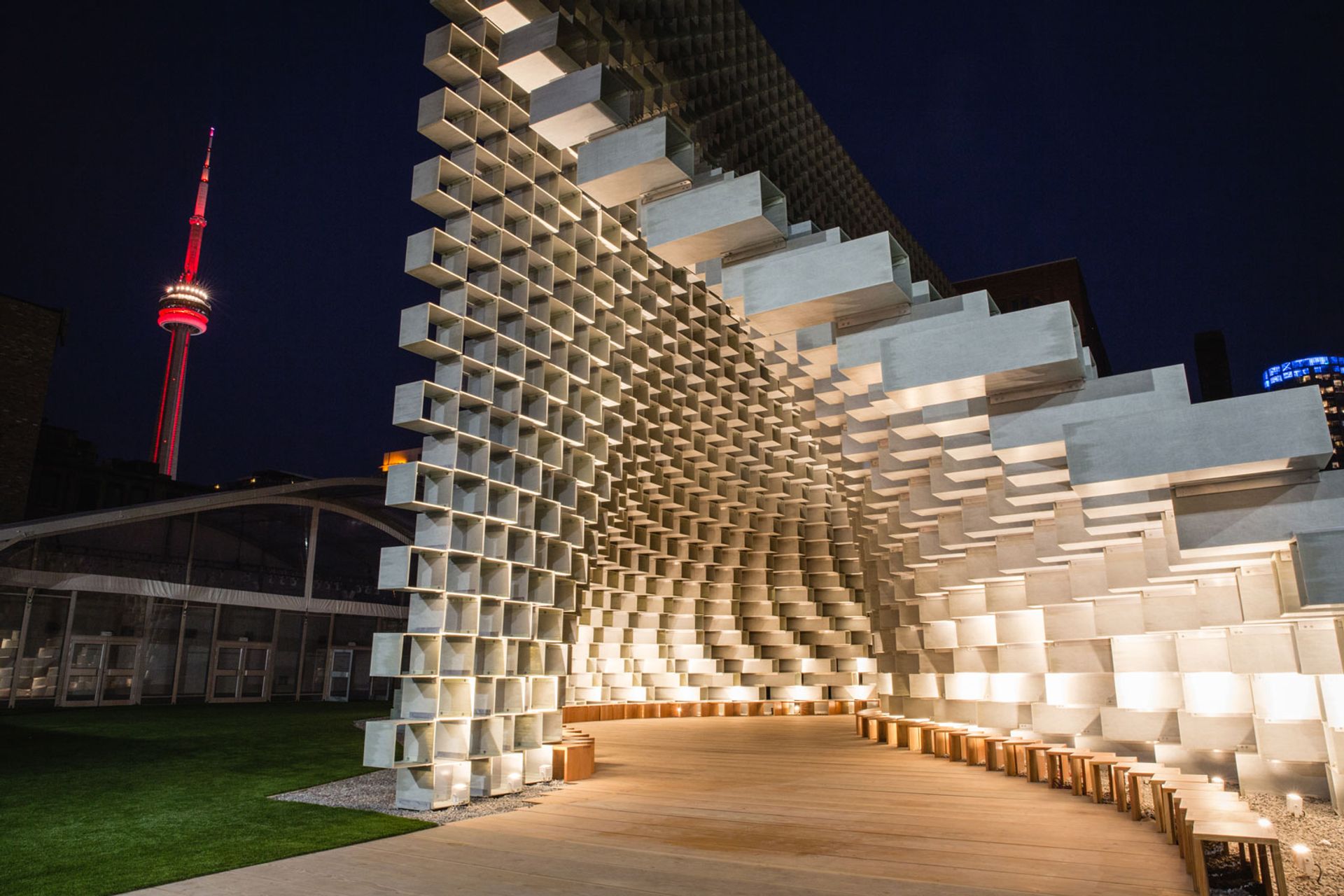 Unzipped, the 2016 Serpentine Pavilion by the Danish architect Bjarke Ingels, is now in Toronto Jason Wu