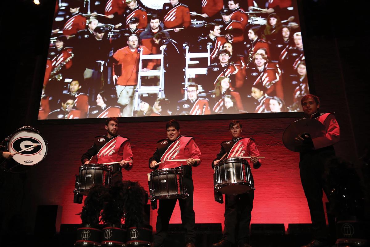 Paul Pfeiffer, University of Georgia Redcoat Band Live (2019) Photo: Paula Court