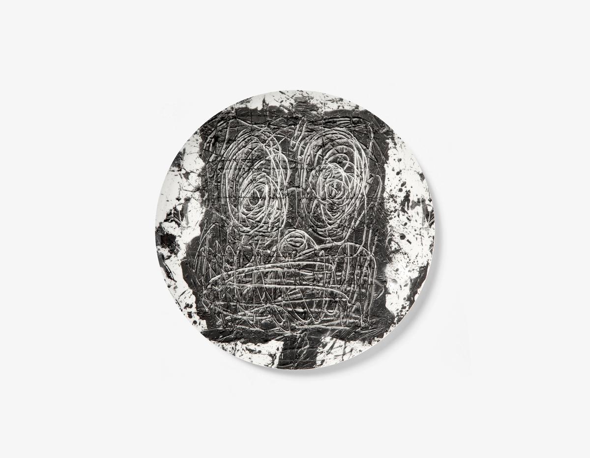 Rashid Johnson, Untitled Anxious Men (2017) for the Coalition for the Homeless's Artist Plate Project, 2020 Courtesy Hauser & Wirth and the Coalition for the Homeless