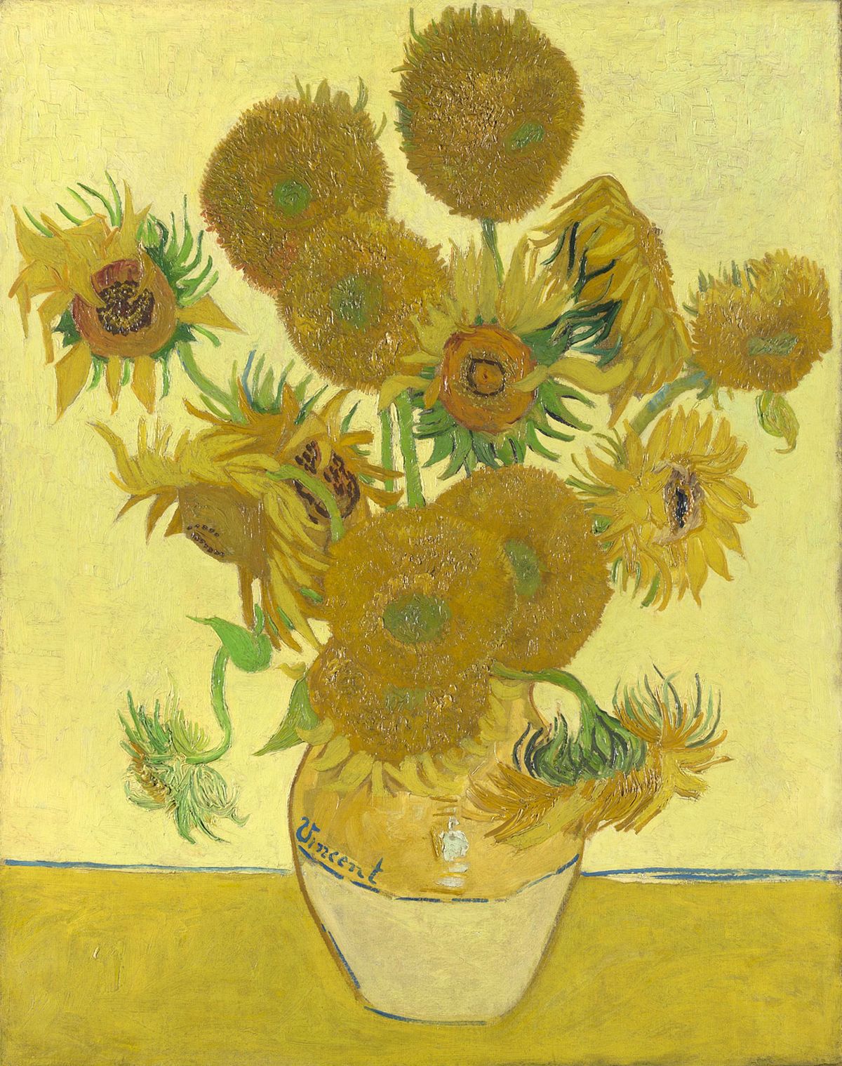 Vincent van Gogh's Sunflowers (1888) © National Gallery, London