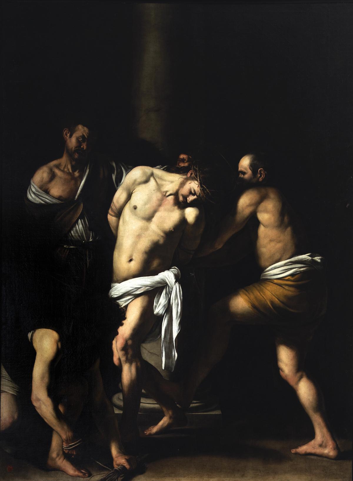 The Capodimonte version of Caravaggio’s Flagellation of Christ (1607) was originally created for the church of San Domenico Maggiore Courtesy of Capodimonte