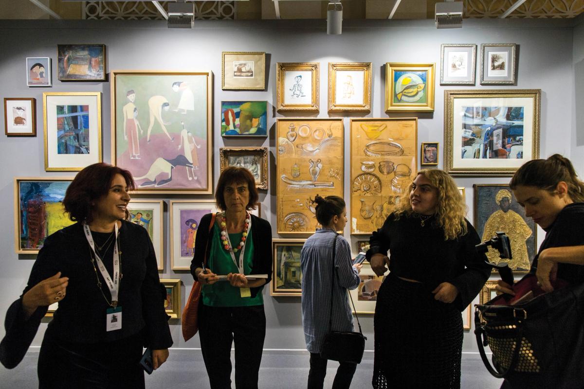 Installation view at Wadi Fanan Art Gallery for the Art Dubai Modern VIP preview in 2018 © Rogue Visuals FZ LLE 2018 - Christopher Pike