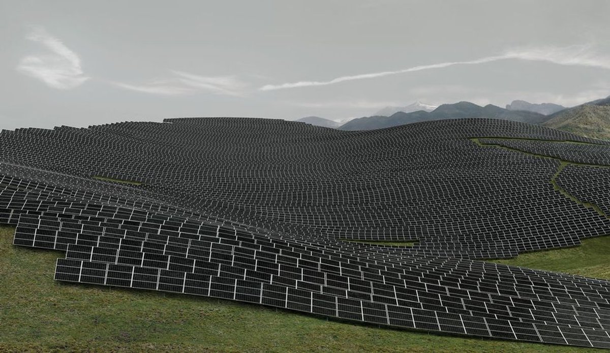 Dusseldorf has been home to several prominent German photographers including Andreas Gurksy. Shown here is his 2016 photograph Les Mées © Andreas Gursky / DACS, 2017, courtesy of Sprüth Magers