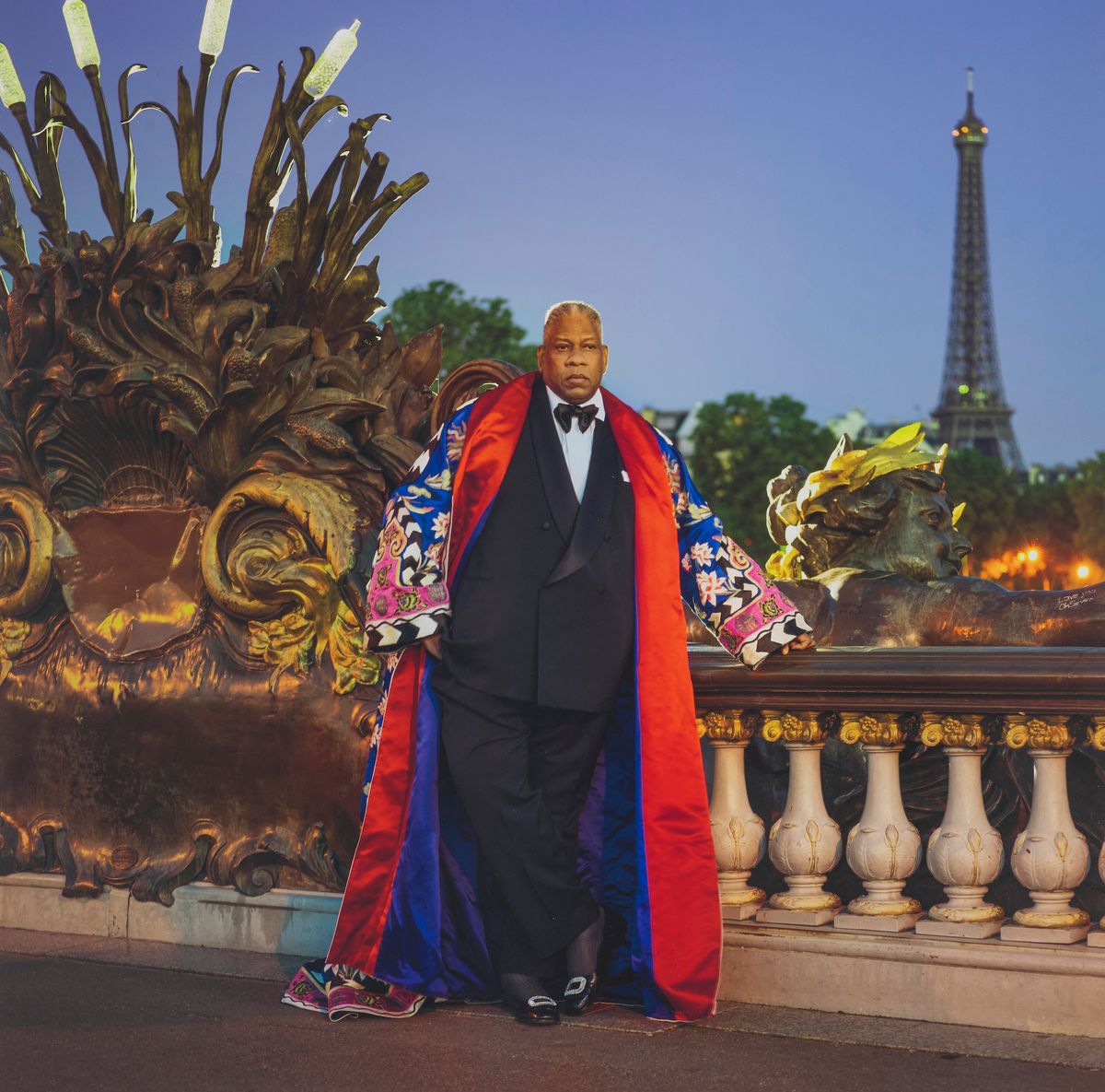 Jonathan Becker, André Leon Talley, Chevalier de l'ordre des arts et des lettres, on the Pont Alexandre III, Paris, 30 June 2013, 2013 Courtesy Christie's