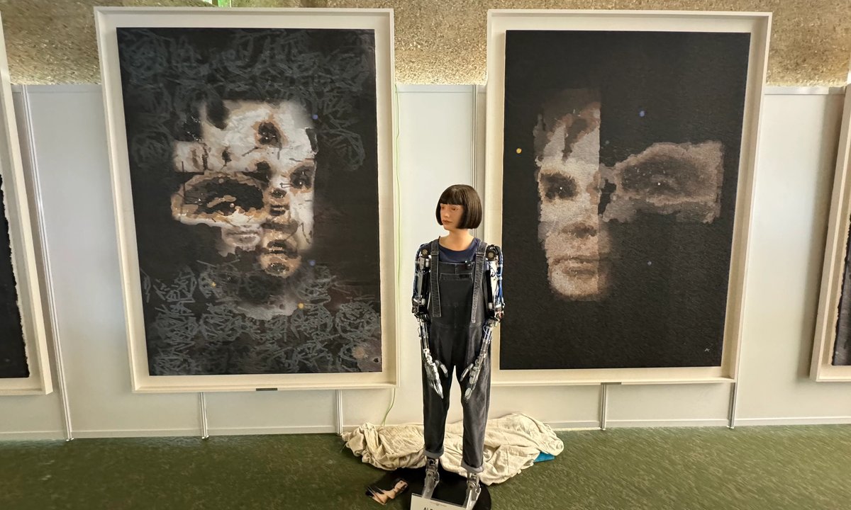 Painting by the AI robot Ai-Da sells for more than m at Sotheby’s Painting by the AI robot Ai-Da sells for more than m at Sotheby’s
