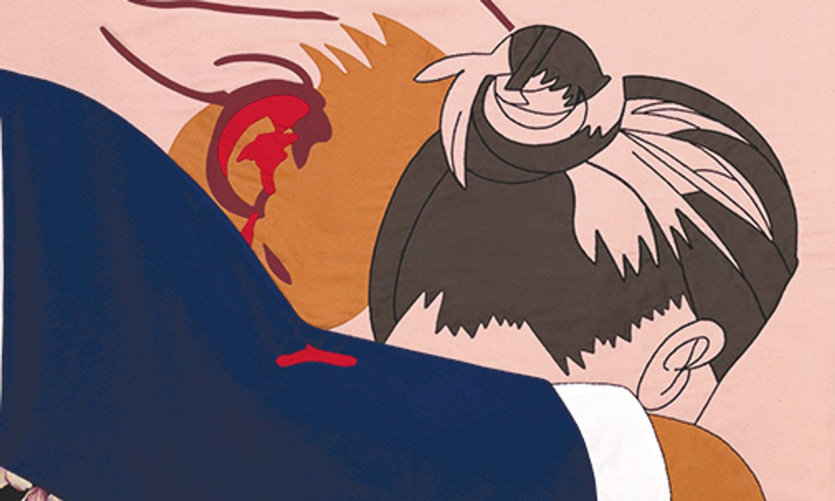 Dina Danish’s tapestries at Art Basel Miami Beach depict current events Dina Danish’s tapestries at Art Basel Miami Beach depict current events