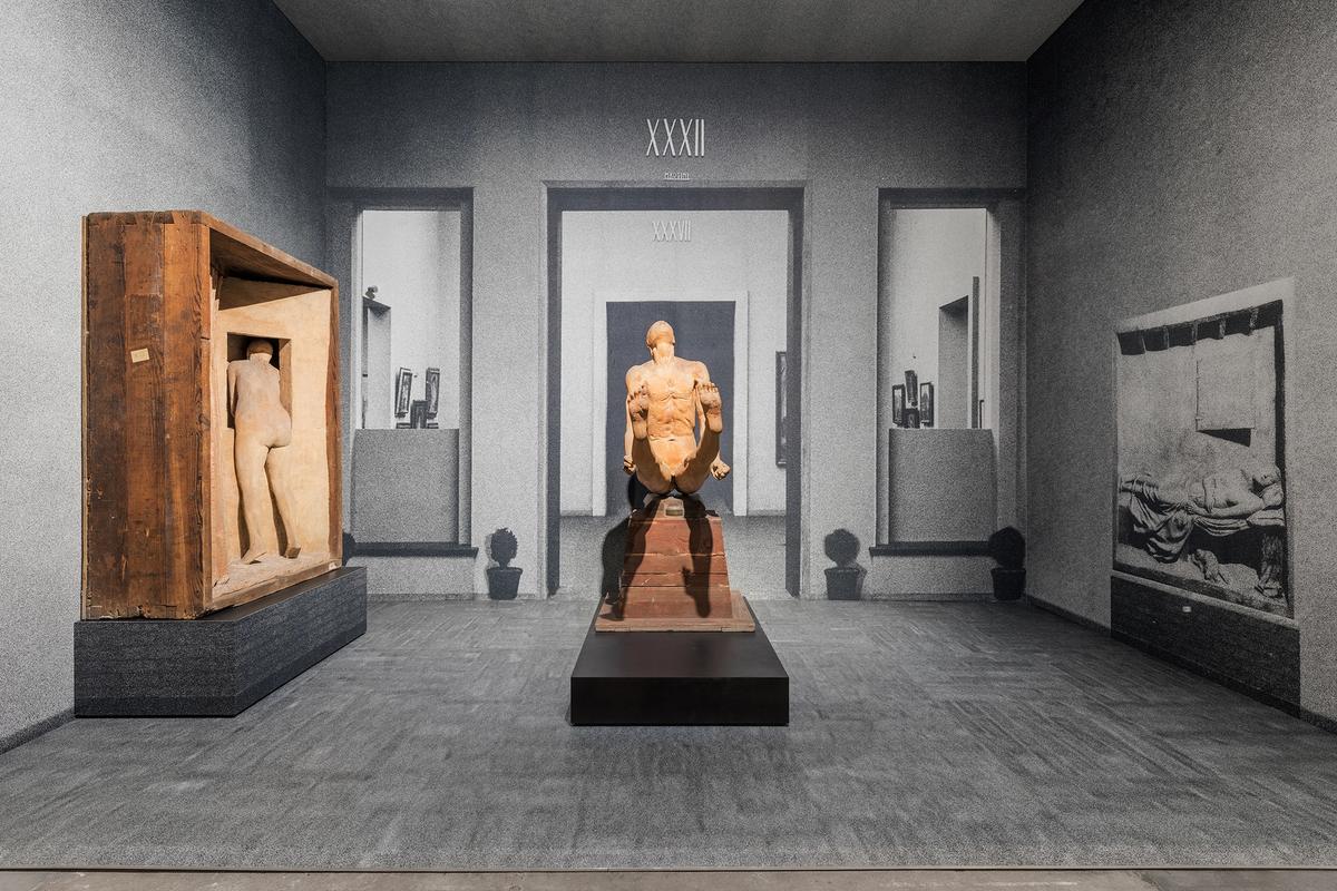 Arturo Martini’s terracotta sculptures, presented at the 18th Venice Biennale in 1932 Delfino Sisto Legnani and Marco Cappelletti; courtesy of Fondazione Prada