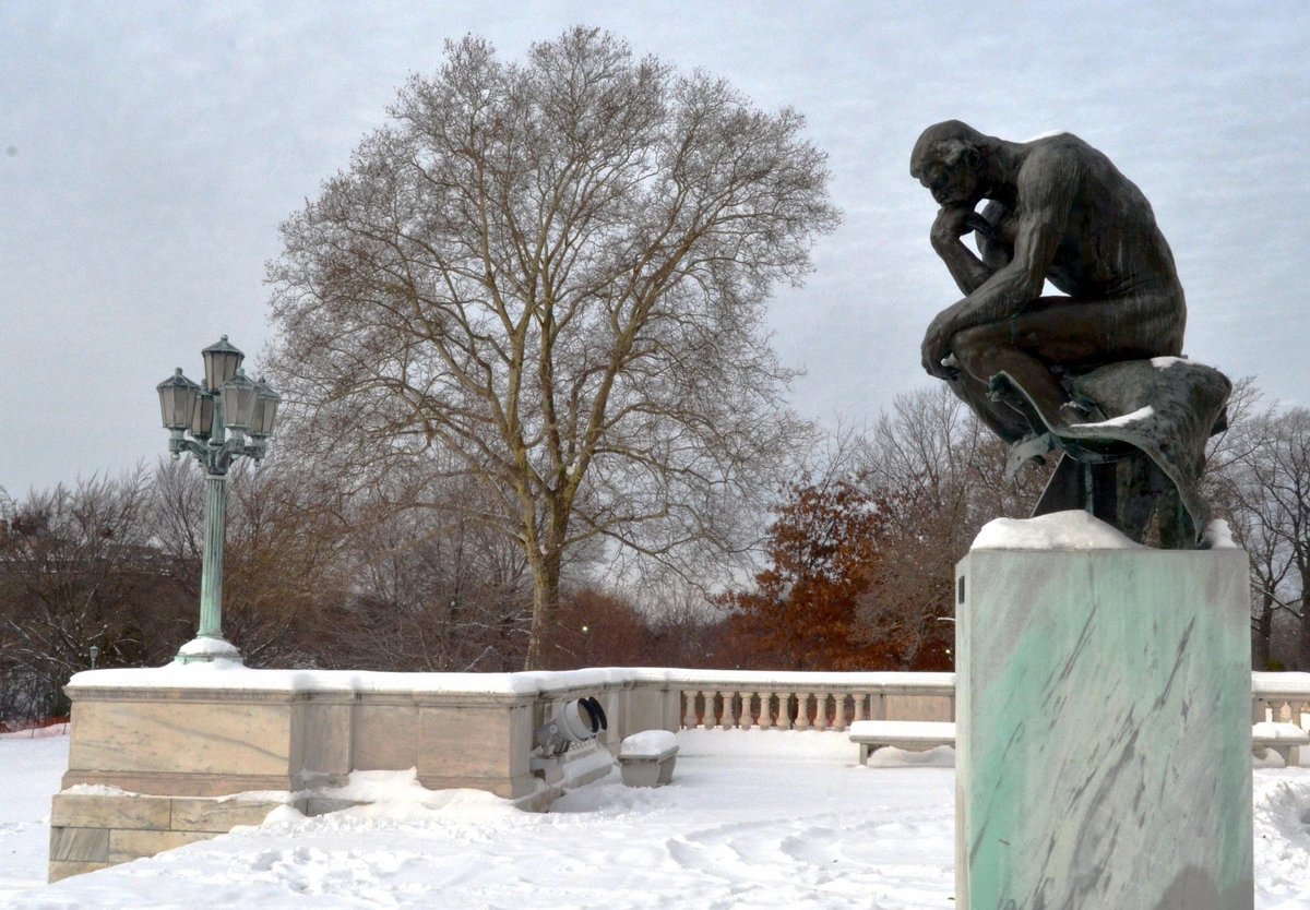 Auguste Rodin’s The Thinker (1880) at the Cleveland Museum of Art, Ohio Photo: Erik Drost, via Flickr