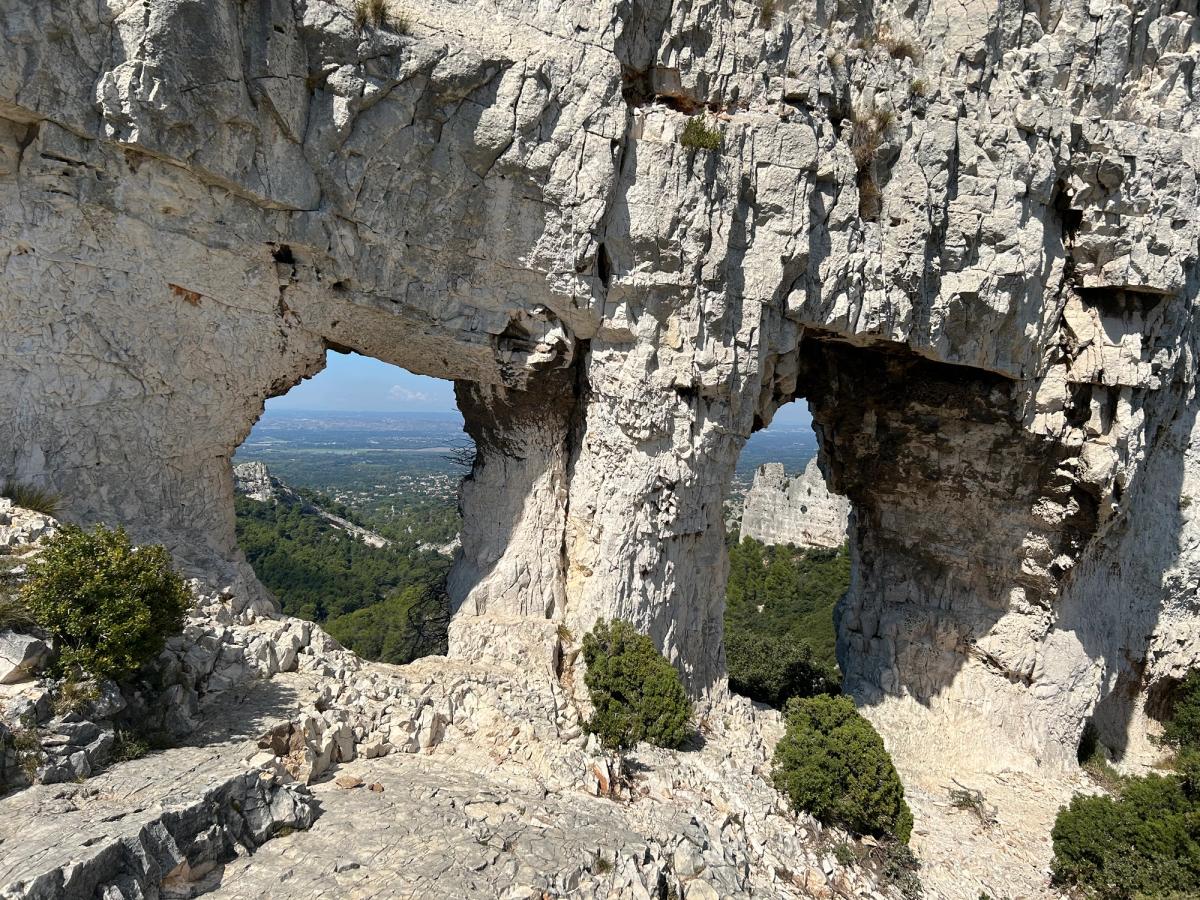 Le Rocher des Deux Trous (seen from the south), Les Alpilles, near Saint-Rémy-de-Provence
The Art Newspaper