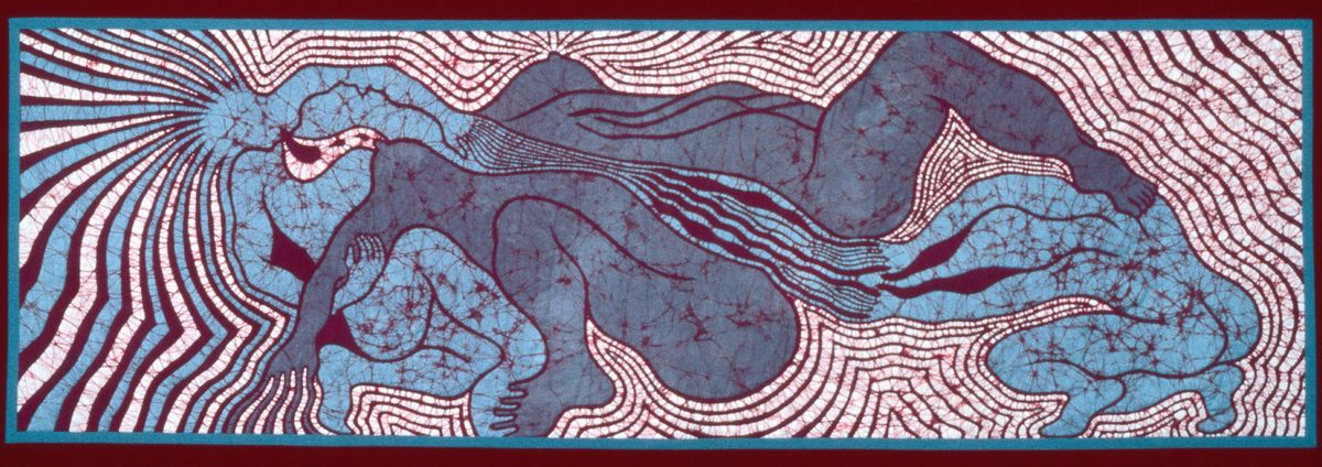 Judy Chicago, Trinity Birth Quilt, 1983 Courtesy of the artist and Through the Flower