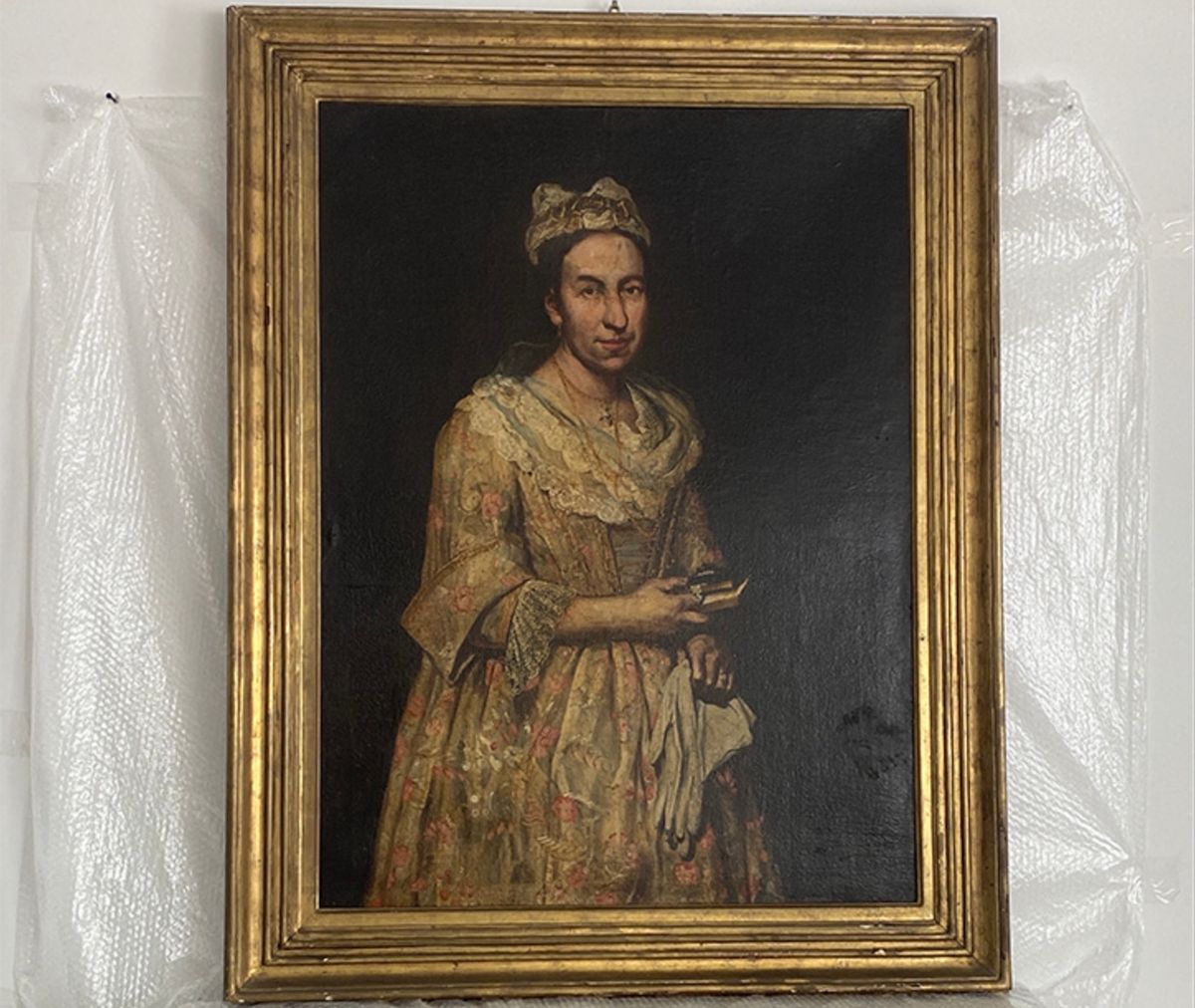 Giacomo Antonio Melchiorre Ceruti, Portrait of a Lady, 18th century Photo: Belén Cano, Ministerio Público Fiscal