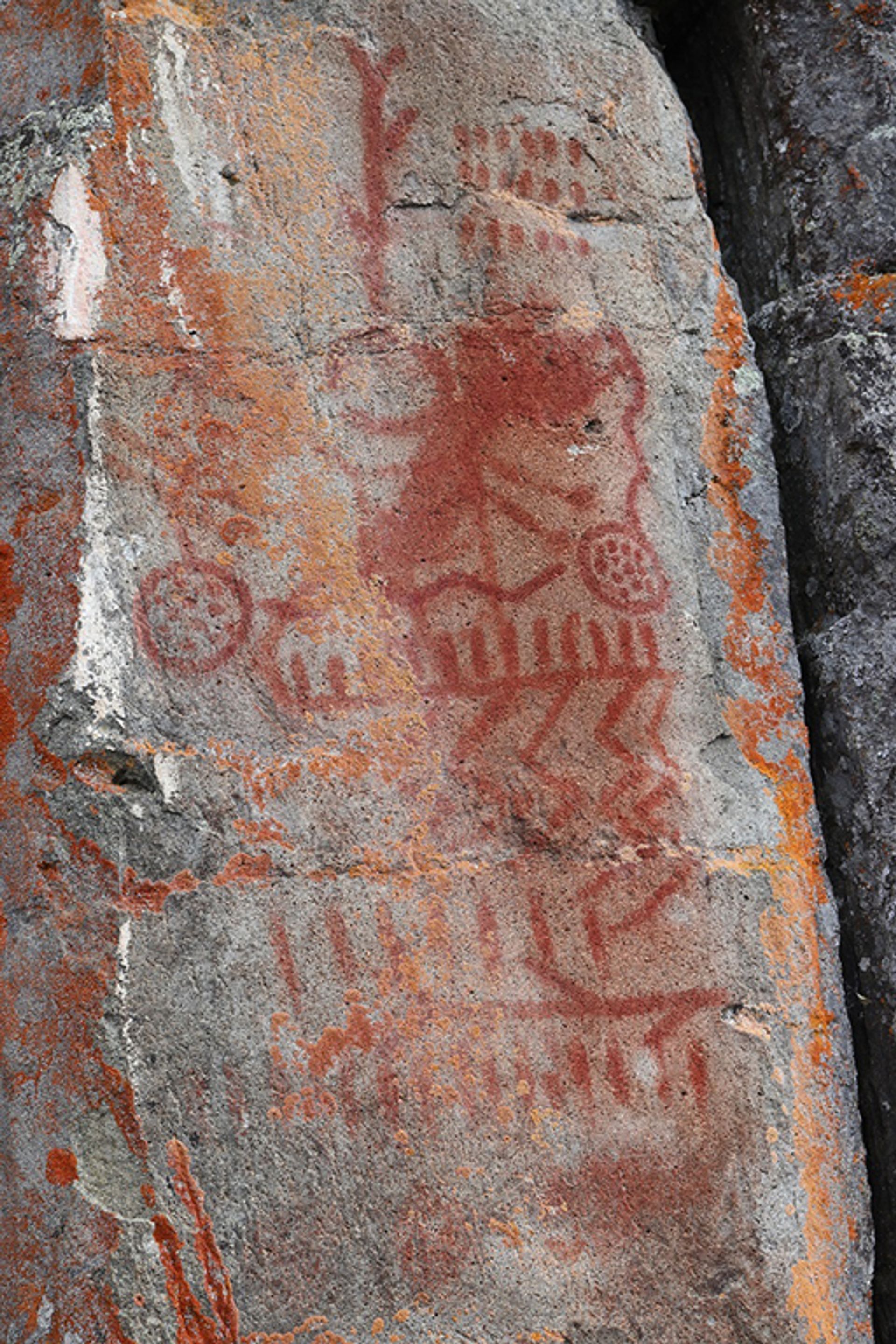 A sample of rock art found at Babine Lake in British Columbia Brandi MacDonald