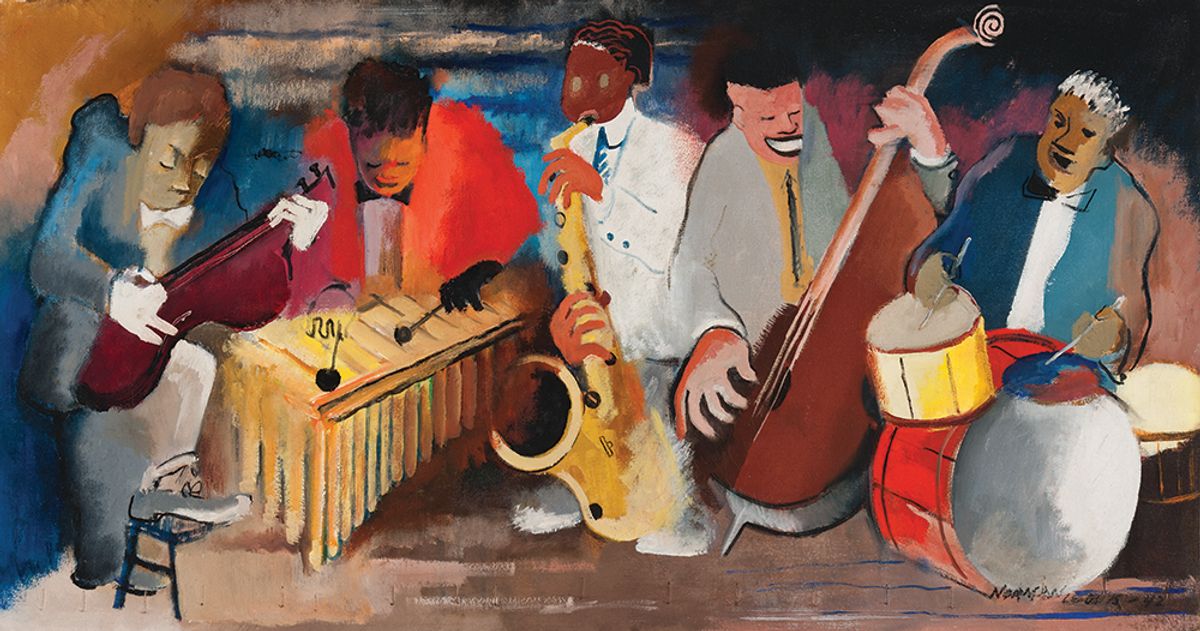 Norman Lewis, Jumping Jive (1942) Michael Rosenfeld Gallery, New York