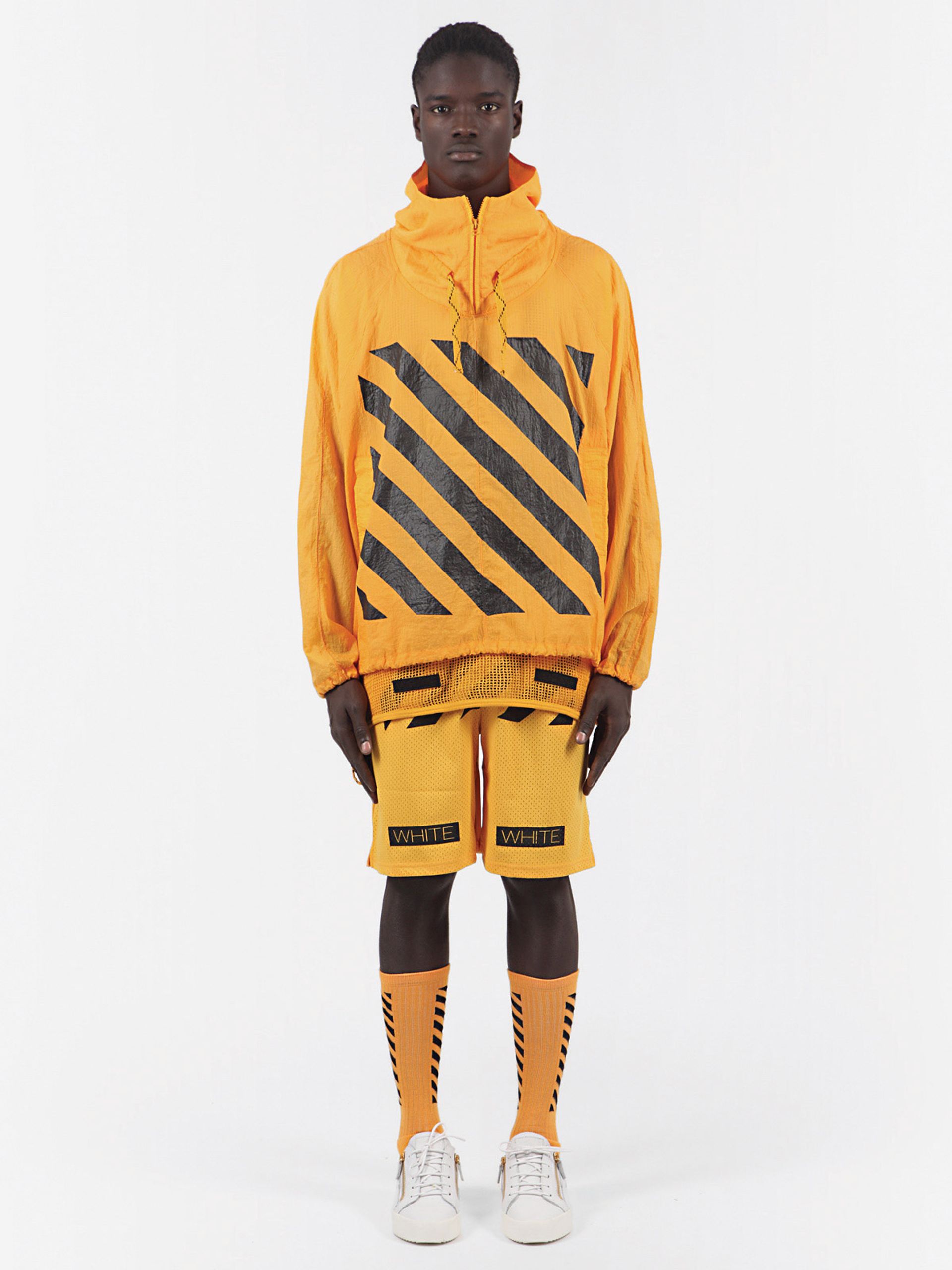 An outfit from Off-White’s SS14 collection Courtesy of Virgil Abloh © Enrico Ranzato