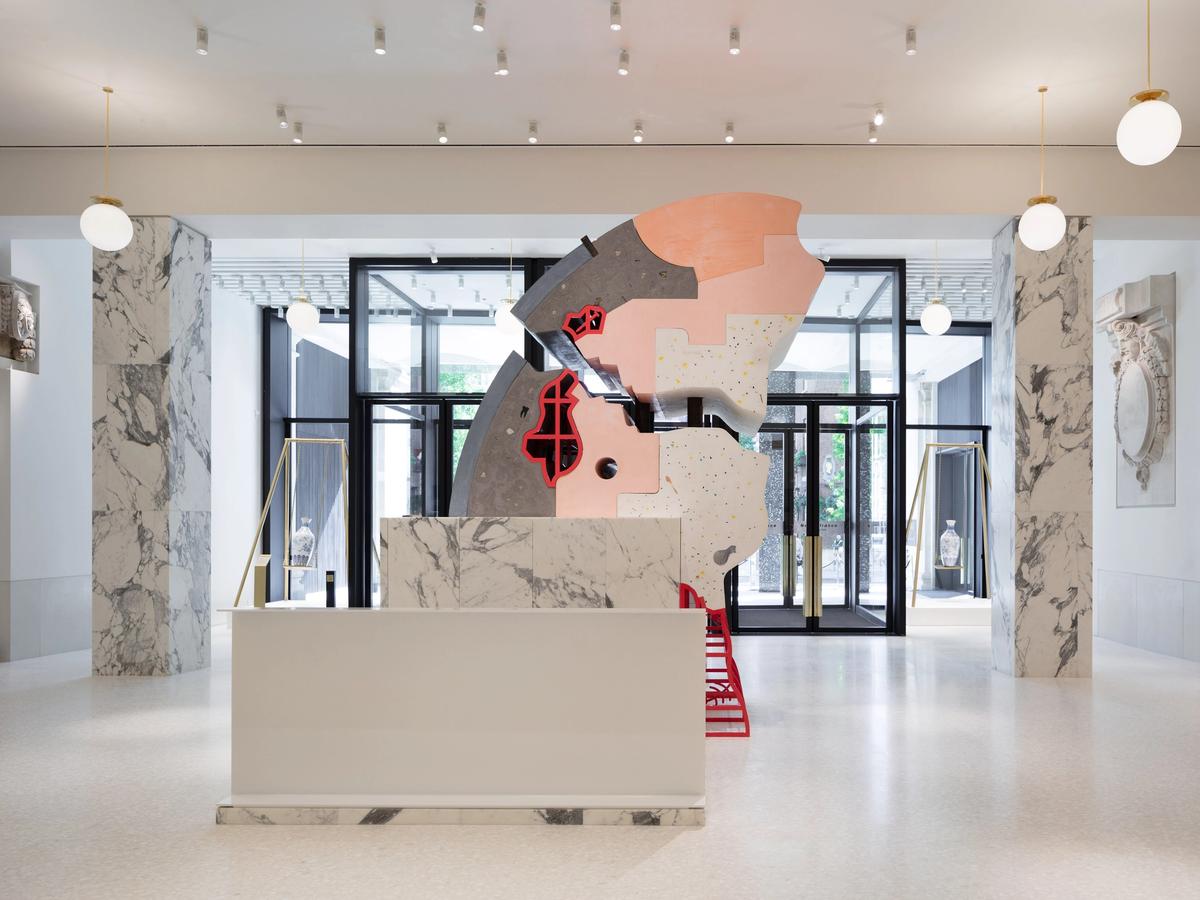 Holly Hendry's Phyllis (2018) on the Art Block at Selfridges Selfridges