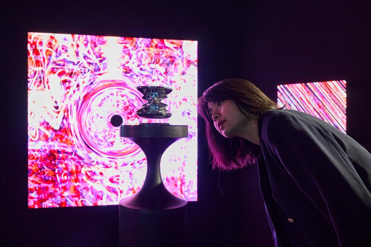 Installation view, Art Dubai 2023, until 5 March, Madinat Jumeirah, Dubai, United Arab Emirates
Photo: Cedric Ribeiro / Getty Images for Art Dubai