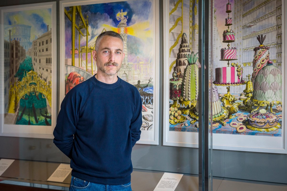 Pablo Bronstein at Sir John Soane Museum. Photo: Gareth Gardener