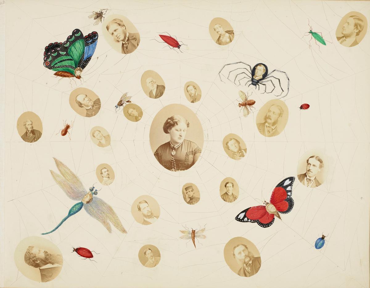 A collage of watercolours and photograph by Alexandra, Edward’s Danish wife, is one of several quirky and personal items in the King’s Gallery show © Royal Collection Enterprises Limited 2025; Royal Collection Trust