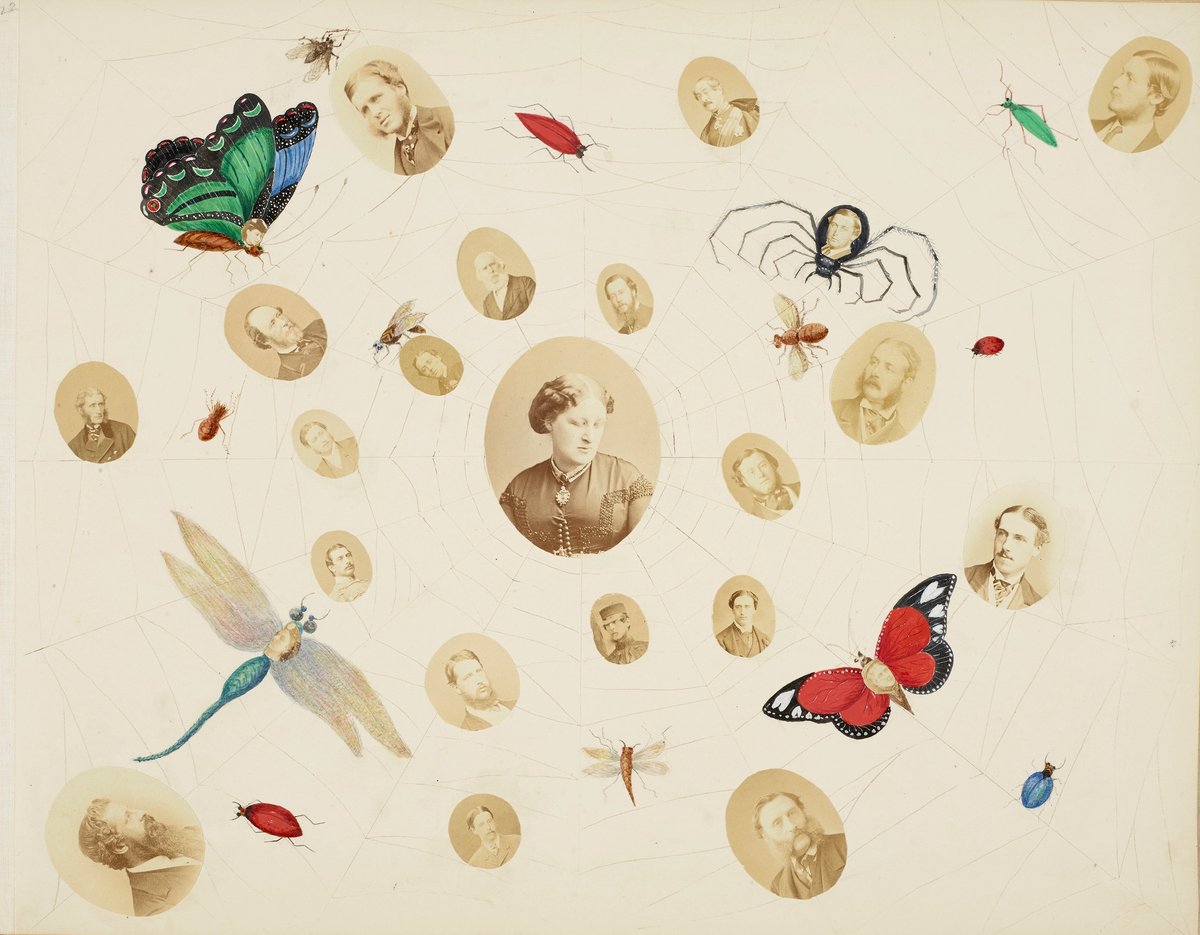 A collage of watercolours and photograph by Alexandra, Edward’s Danish wife, is one of several quirky and personal items in the King’s Gallery show © Royal Collection Enterprises Limited 2025; Royal Collection Trust