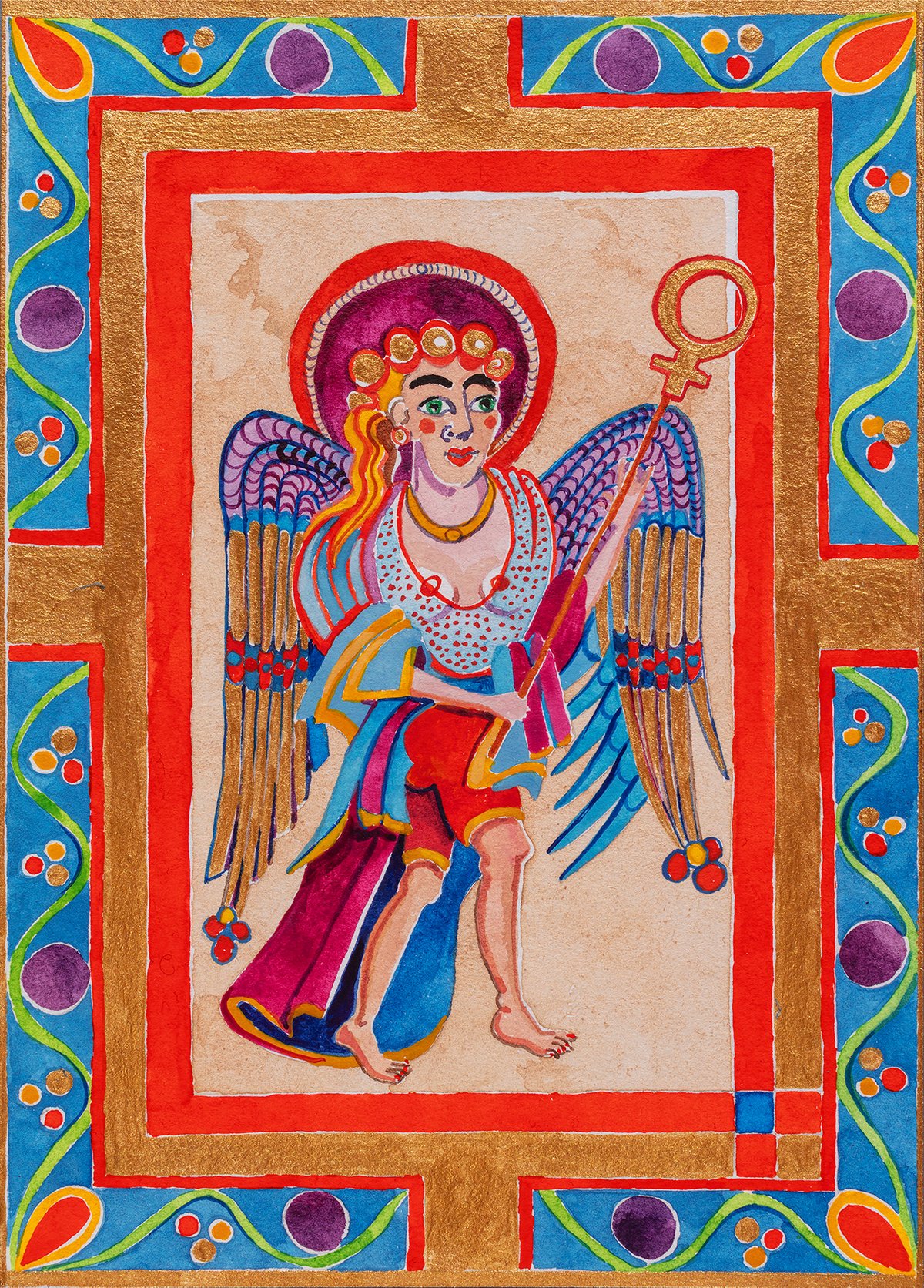 Caroline Coon's The Evangelist Angel, for sale as part of the Illuminated exhibition Courtesy of the Royal Society of Arts