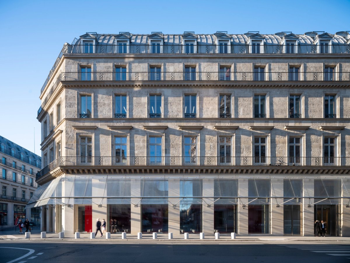 The new space is located at the Place du Palais-Royal, opposite the Louvre
Courtesy of Fondation Cartier