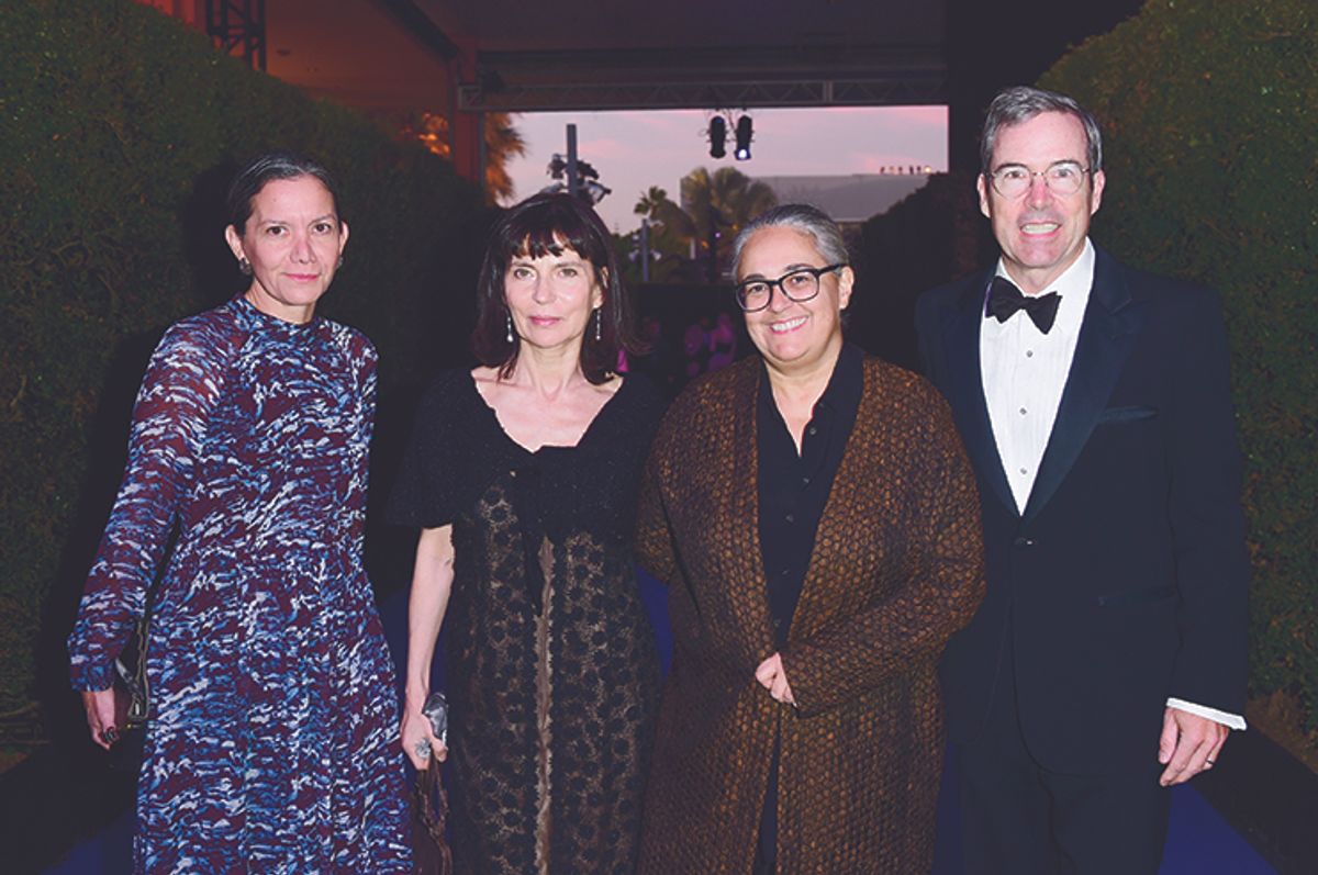 From left: Rita Gonzalez, Evgenia Citkowitz, Tacita Dean and Joe Sola were among guests at Lacma’s Art+Film Gala

Photo: Vivien Killilea/Getty Images for LACMA
