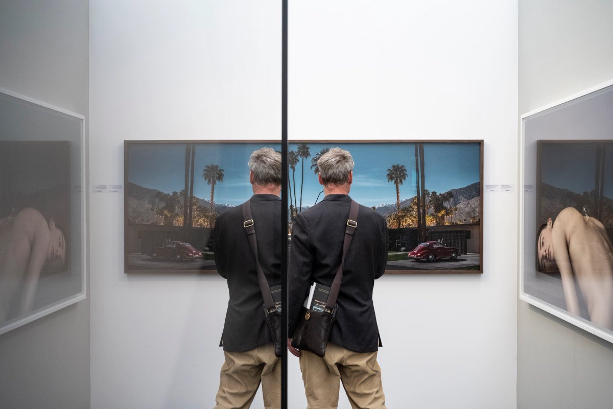 A visitor at the eighth edition of Photo London
© Photo London