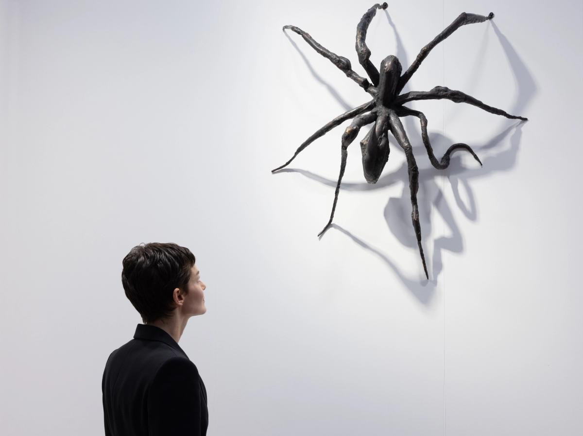 Louise Bourgeois's Spider I (1995) sold for a reported $20m from the stand of Hauser & Wirth at Art Basel Paris 2024 
Courtesy of Art Basel