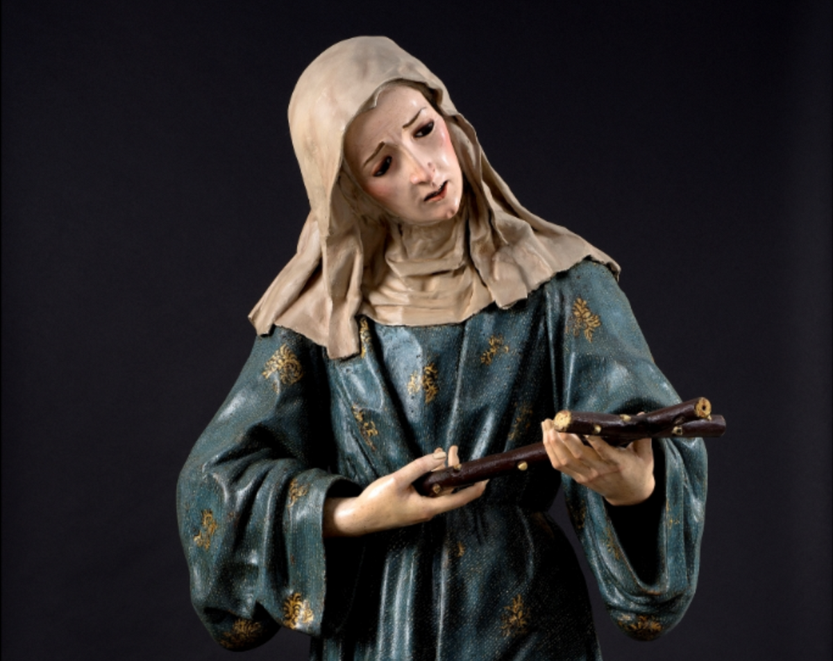 Saint Margaret of Cortona, by the Baroque artist José de Mora, offered by the dealer Nicolás Cortés at Tefaf New York 