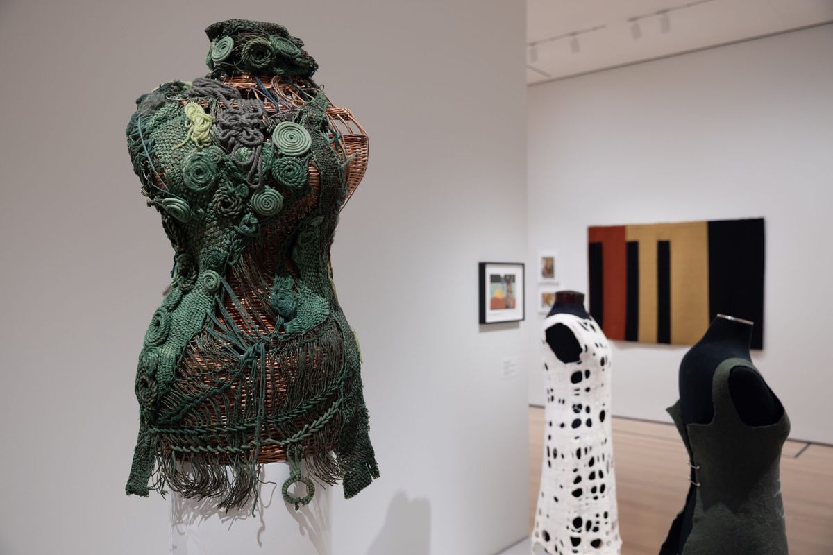 Installation view of Woven Histories at MoMA Jonathan Dorado