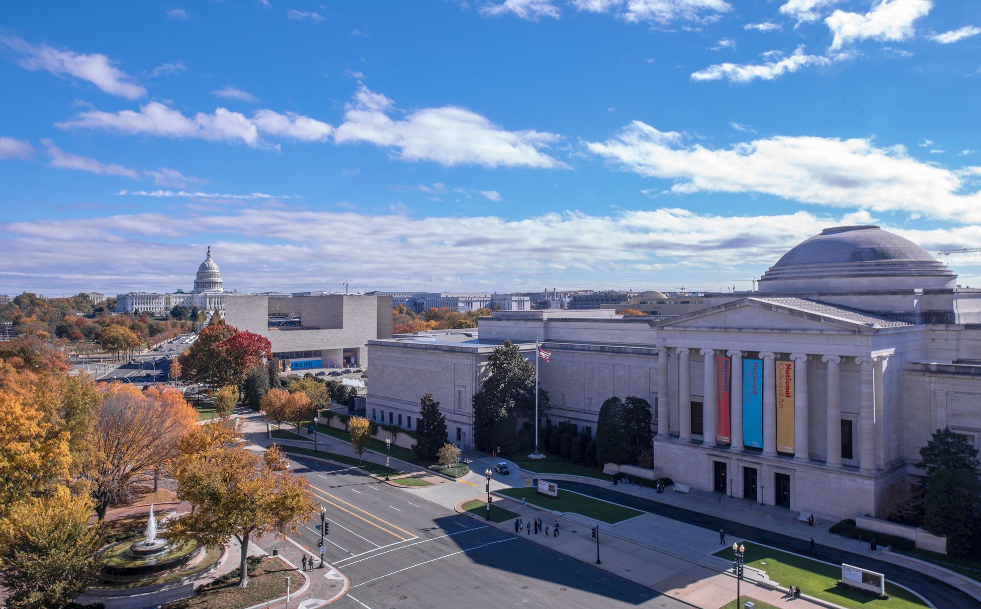 National Gallery of Art in Washington, DC is the most popular US