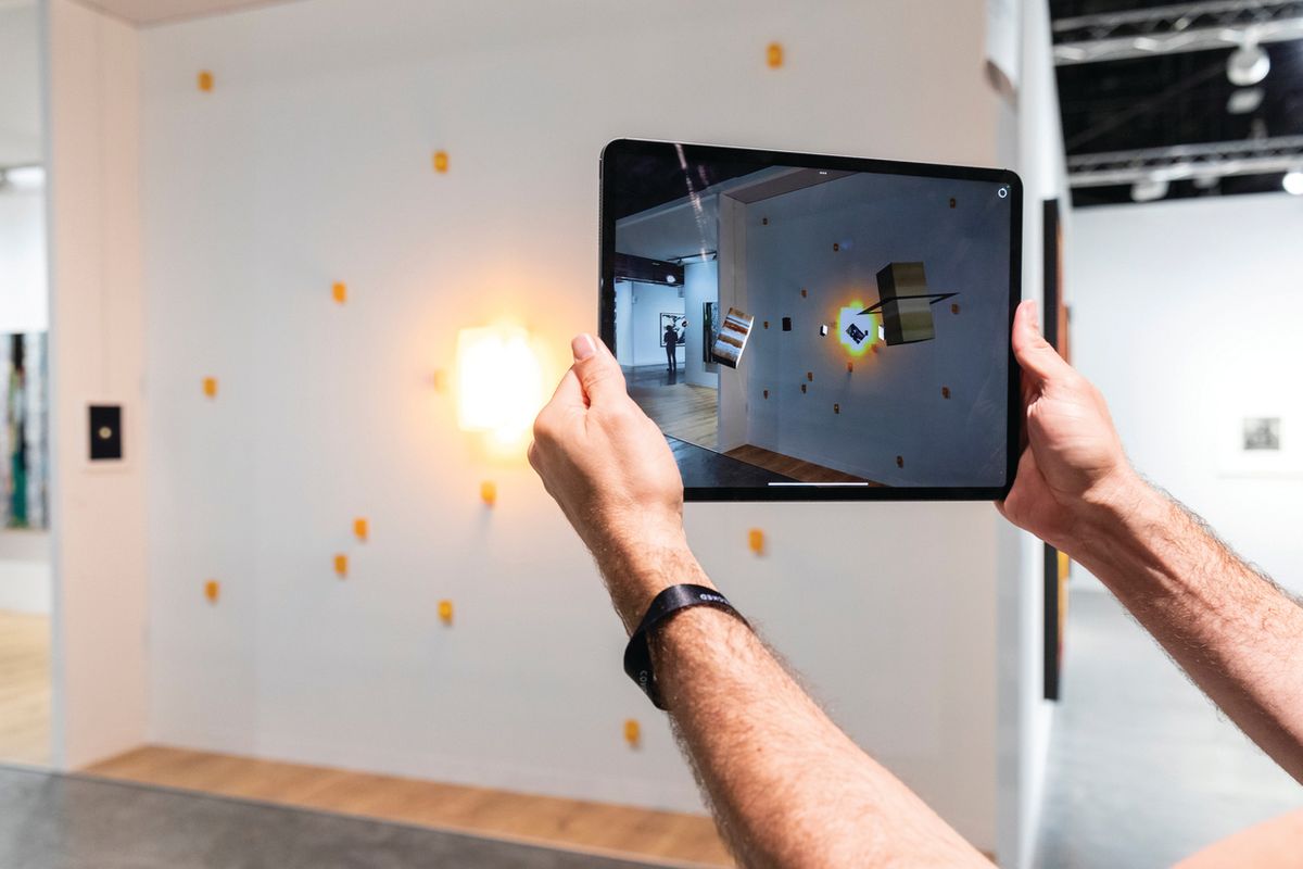 Installation view of Block Universe (2021) at Pace at Art Basel Miami Beach
© Art Basel